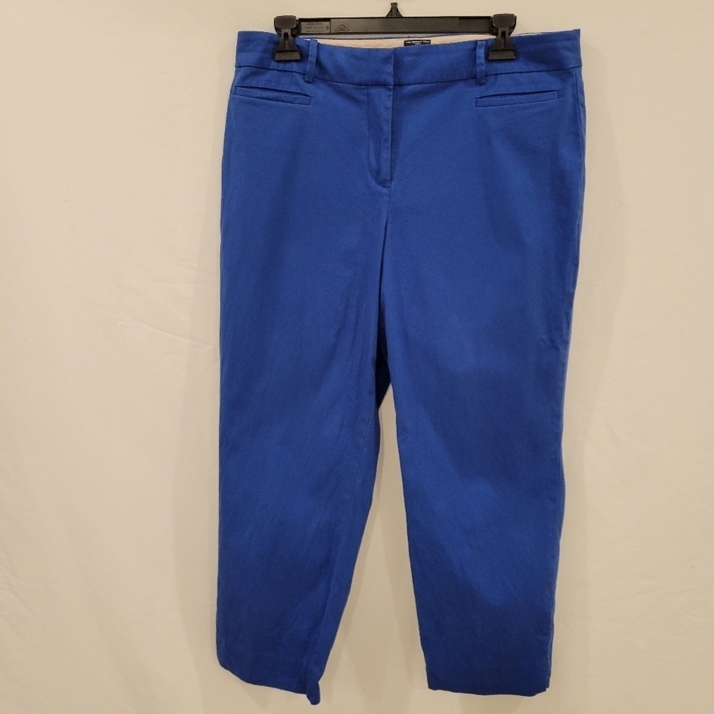 Talbots The Perfect Crop Curvy Cotton Pants size 10 34" waist